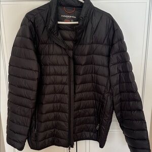 Hawke & Co  Men’s  Black Lt weight 90% duck down ski jacket.  XXL